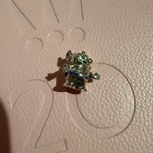 Pandora Silver toy story Alien Charm with Blue Accents